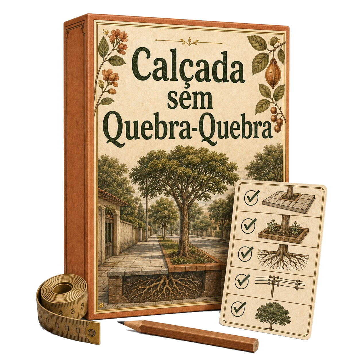 Mockup do bônus Calçada sem Quebra-Quebra